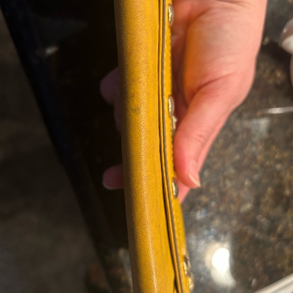 Michael Kors Yellow Stud Wallet - Picture 4 of 12